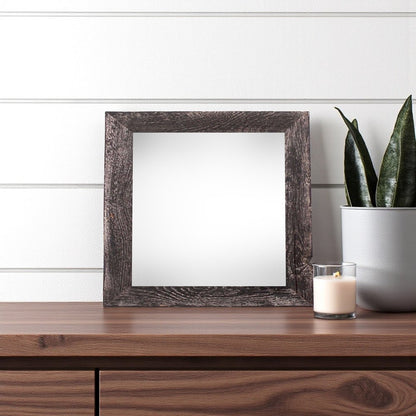 6" x 6" Black Solid Wood Tabletop Picture Frame