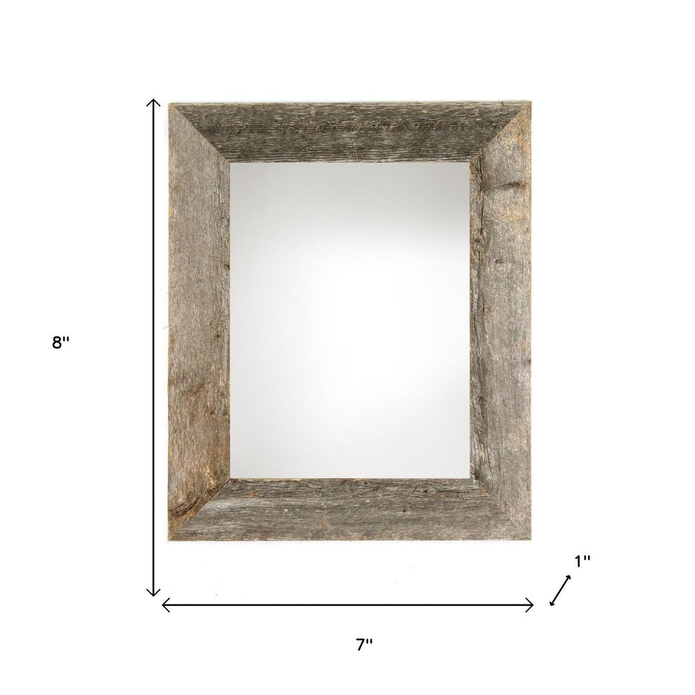 4" x 6" Gray Solid Wood Tabletop Picture Frame