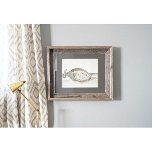 16" x 20" Gray Solid Wood Hanging Picture Frame