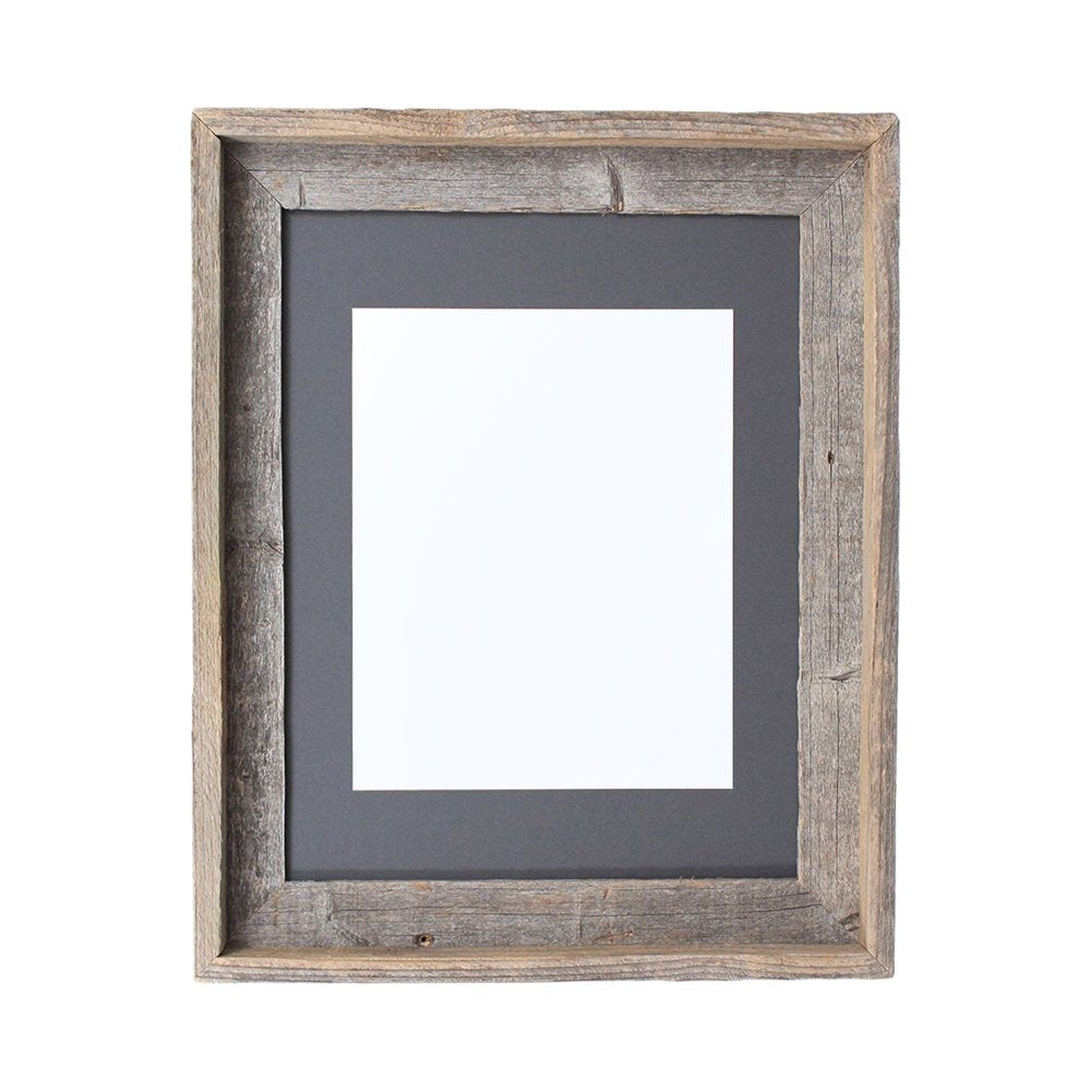 16" x 20" Gray Solid Wood Hanging Picture Frame