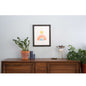 12" x 12" Black Solid Wood Tabletop Picture Frame