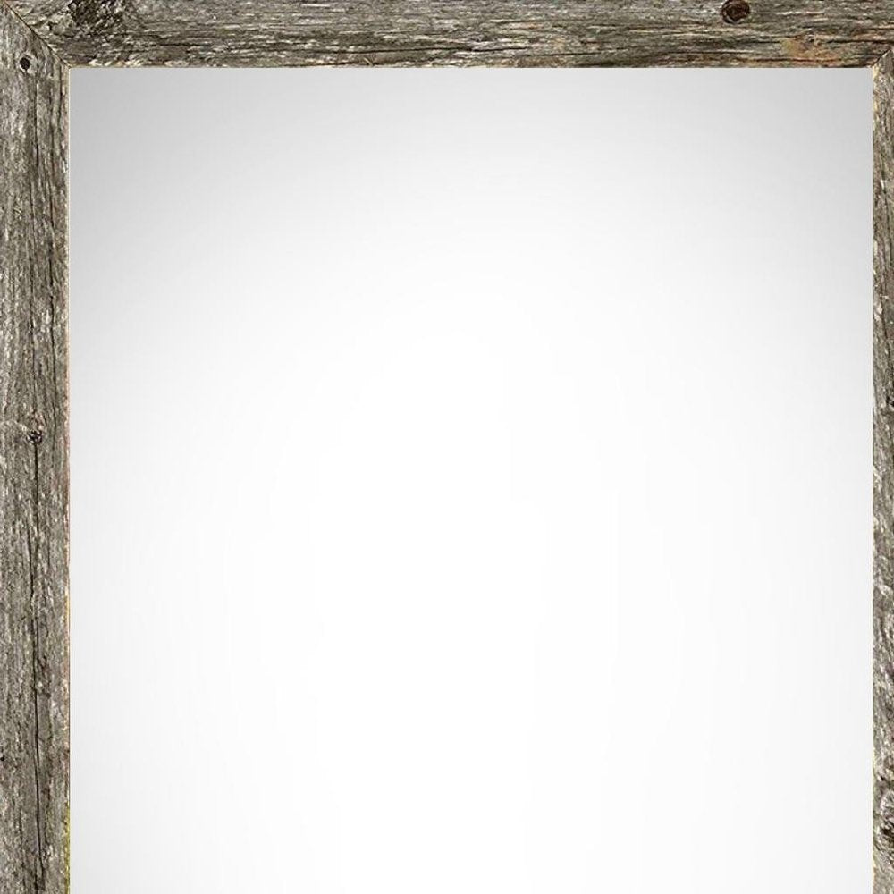 12" x 18" Gray Solid Wood Hanging Picture Frame