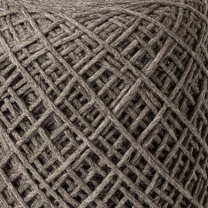 16" Brown Upholstery Cylinder Abstract Pouf Ottoman