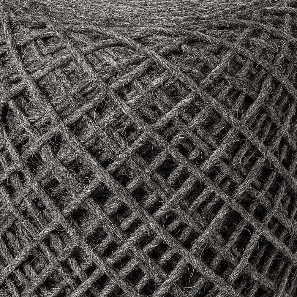 16" Gray Upholstery Cylinder Abstract Pouf Ottoman