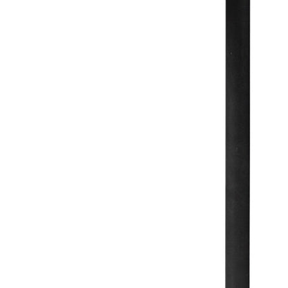 27" Black And White Marble Round End Table