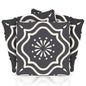 6" X 6" Burst Gray And White Peel And Stick Removable Tiles