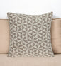 Pale Brown Pinwheels Throw Pillow