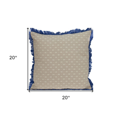 Oyster Beige Throw Pillow