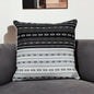 Black And White Abstract Accent Pillow