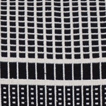 Black And White Abstract Stripes Throw Pillow