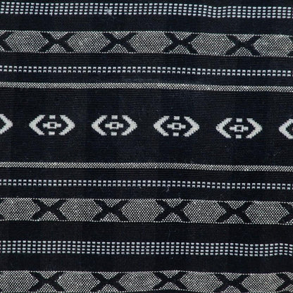 Black And Gray X Pom Throw Pillow