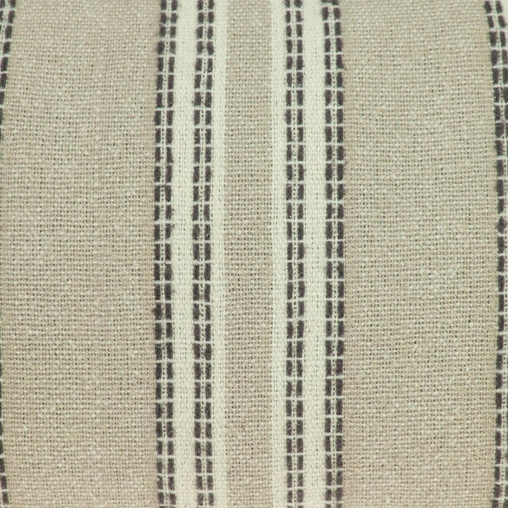 Oatmeal Stripe Weave Lumbar Throw Pillow
