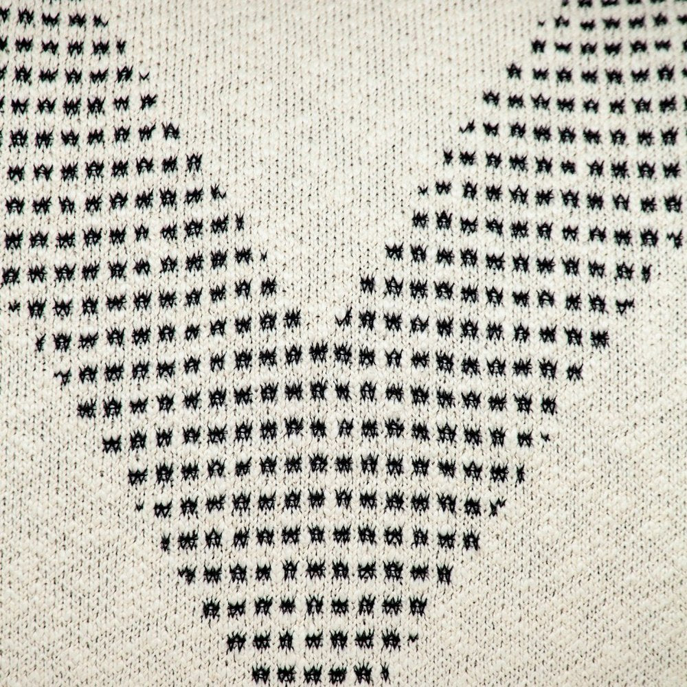 16" X 24" Beige And Black Geometric Cotton Throw Pillow with Tassels