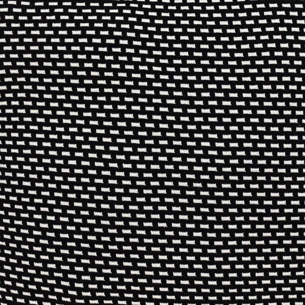 Super Black And White Check Throw Pillow