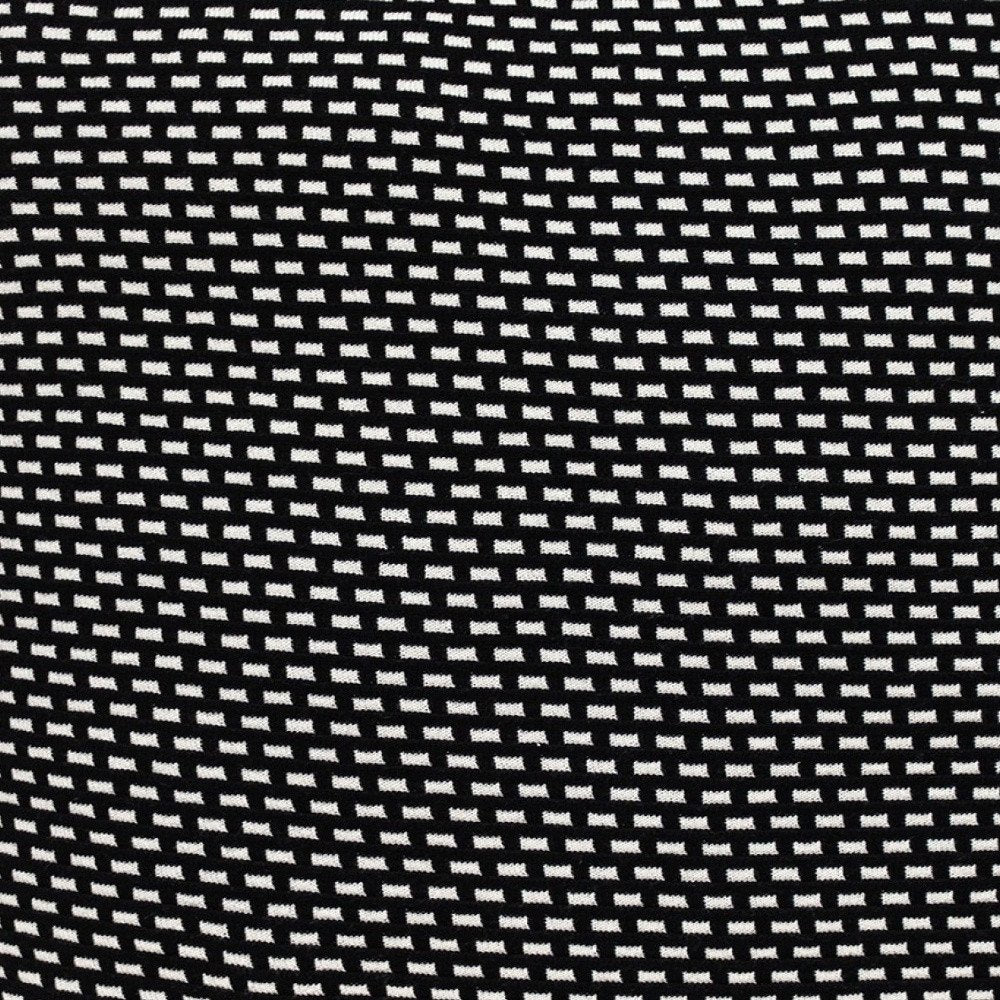 Super Black And White Check Throw Pillow