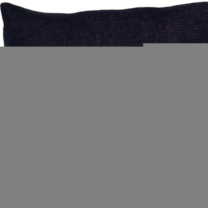 20" Navy Blue Red And White God Bless America Text Cotton Throw Pillow