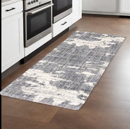 8' X 10' Grey And Ivory Grey Matter Area Rug