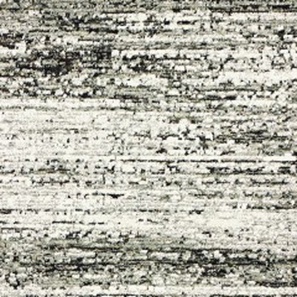 8' X 10' Ash And Slate Abstract Area Rug