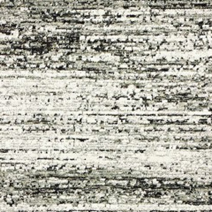 5' X 8' Ash And Slate Abstract Area Rug