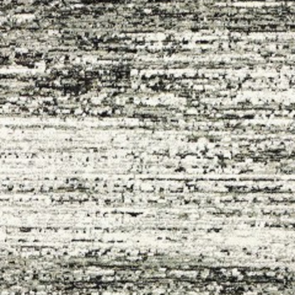 5' X 8' Ash And Slate Abstract Area Rug