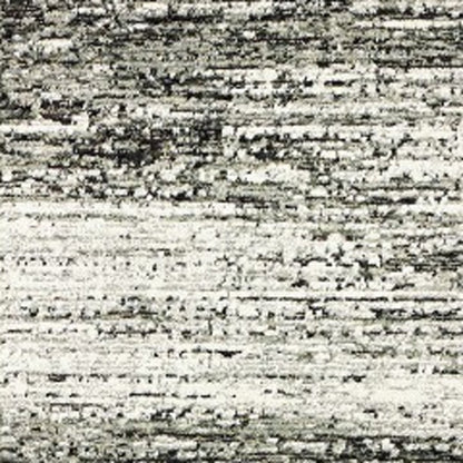 8' X 10' Ash And Slate Abstract Area Rug