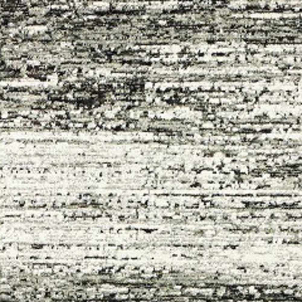 8' X 10' Ash And Slate Abstract Area Rug