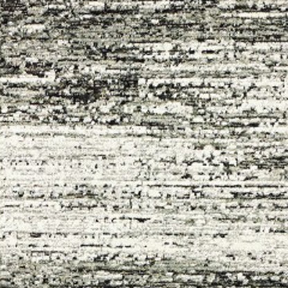 5' X 8' Ash And Slate Abstract Area Rug