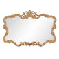 27" Gold Ornate Scroll Framed Accent Mirror