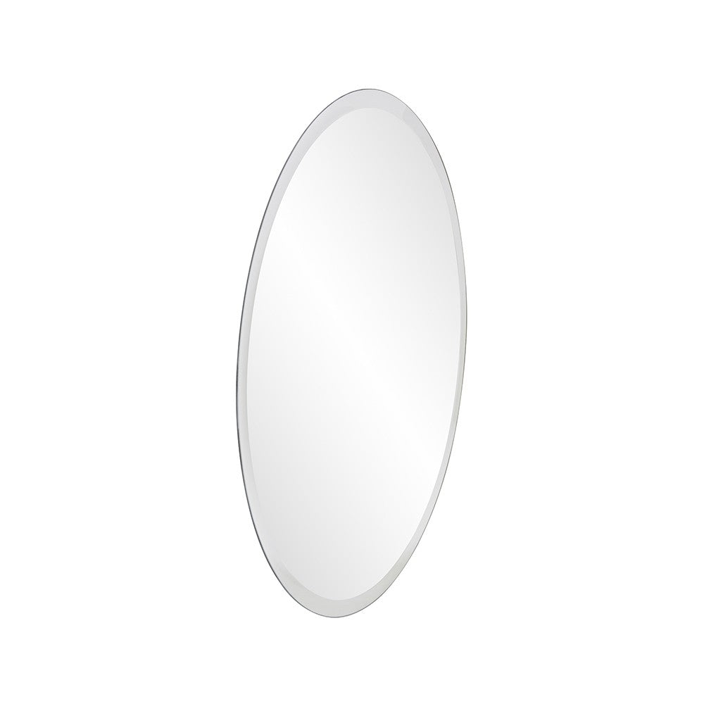 12" Clear Round Beveled Edge Accent Mirror