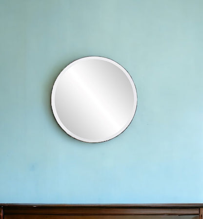 12" Clear Round Unframed Accent Mirror