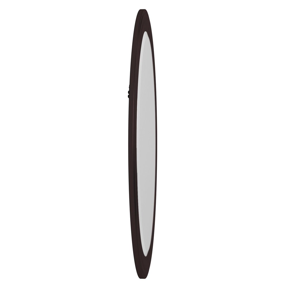 33" Bronze Oval Framed Accent Mirror