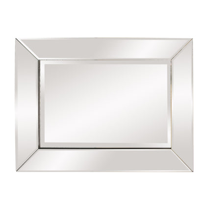 24" Clear Beveled Edge Frame Accent Mirror