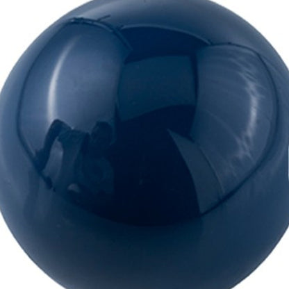 Set Of 2 Blue Aluminum Decorative Spheres 3'