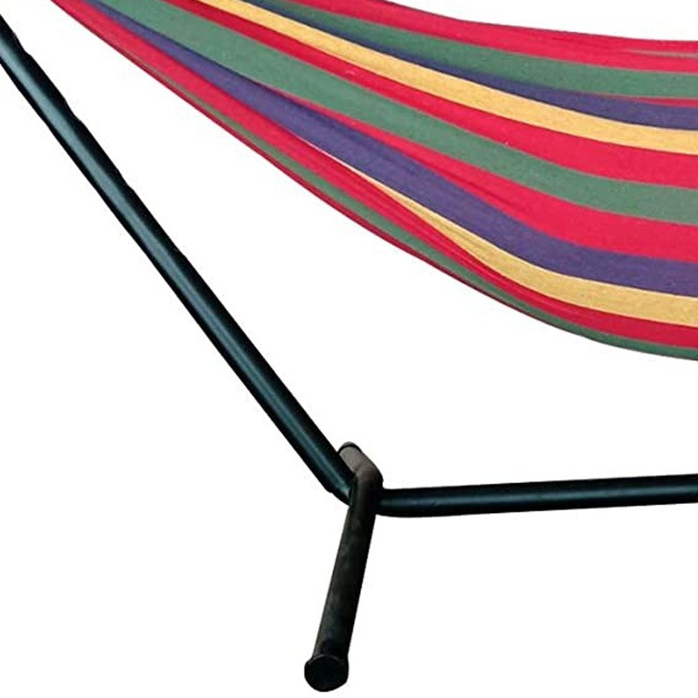 Regatta Stripe Two Person Hammock With Stand