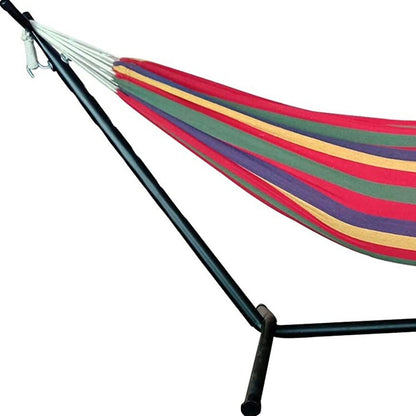 Regatta Stripe Two Person Hammock With Stand