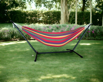 Regatta Stripe Two Person Hammock With Stand