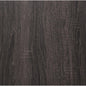 36" Clear And Gray Glass And Stainless Steel Double Pedestal Base Dining Table