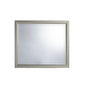 36" Silver Framed Dresser Mount Mirror