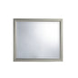 36" Silver Framed Dresser Mount Mirror