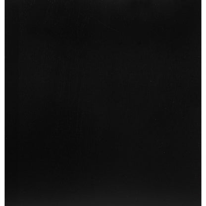 25" Black Wood Three Drawer Nightstand