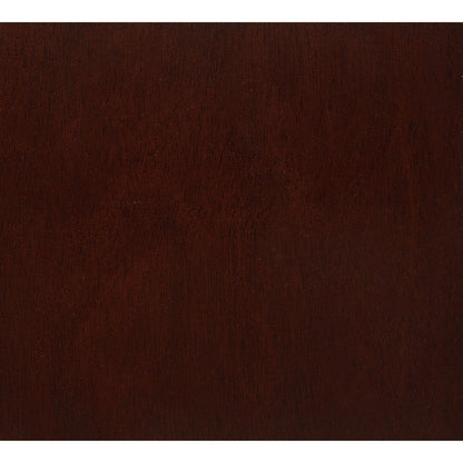 25" Merlot Wood Three Drawer Nightstand
