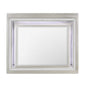 38" Champagne Wood Lighted Mounted Accent Mirror