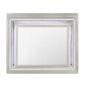38" Champagne Wood Lighted Mounted Accent Mirror