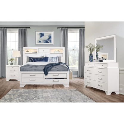 White Chest With 6 Drawers