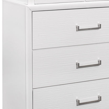 White Chest With 6 Drawers