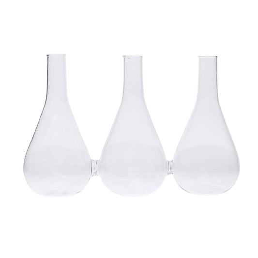 5" Clear Bud Crystal Glass Table Vase
