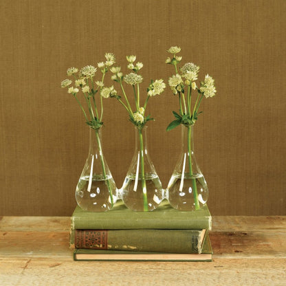 5" Clear Bud Crystal Glass Table Vase