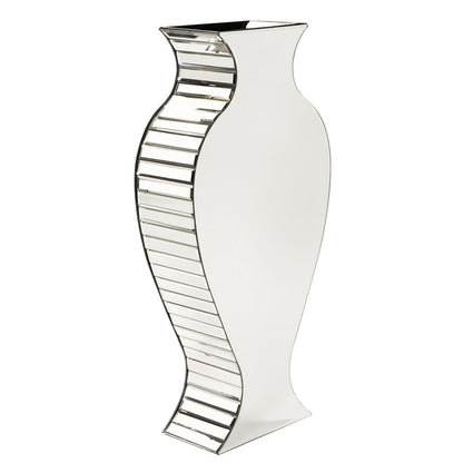 28" Clear Crystal Glass Table Vase