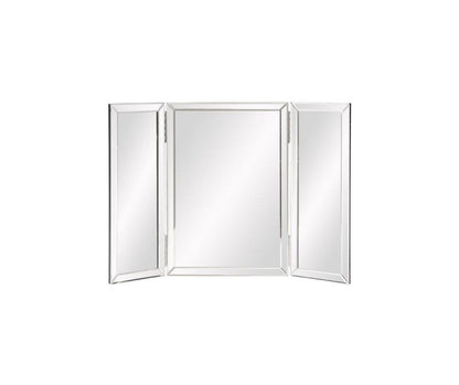 21" Gray Freestanding Framed Makeup Shaving Tabletop Mirror