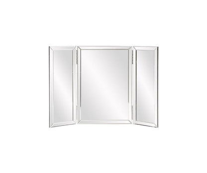 21" Gray Freestanding Framed Makeup Shaving Tabletop Mirror